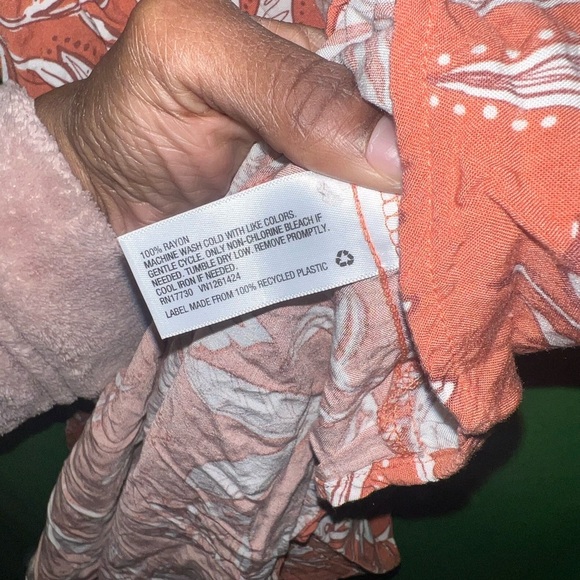 Wild Fable Floral Orange Summer Dress size XS - Picture 7 of 8